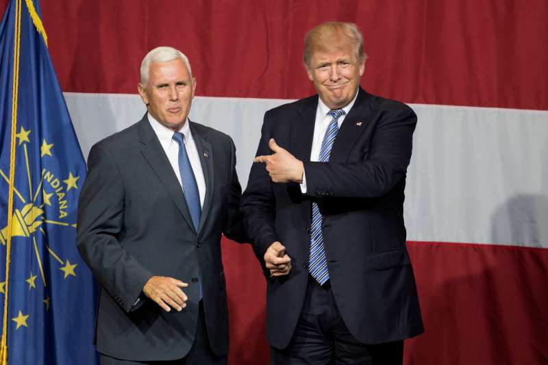 Pence and Trump make their debut.