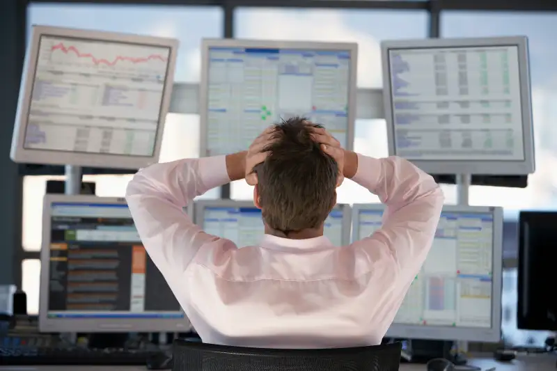 Businessman Receiving Bad News
