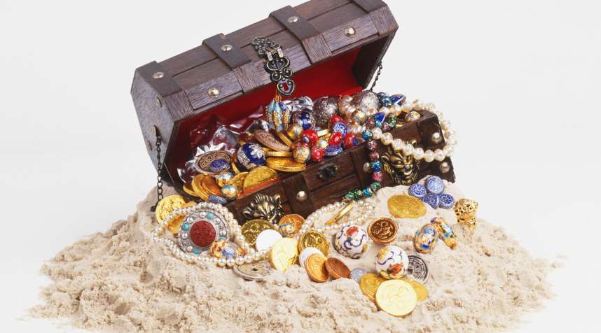 Not an actual picture of the treasure.