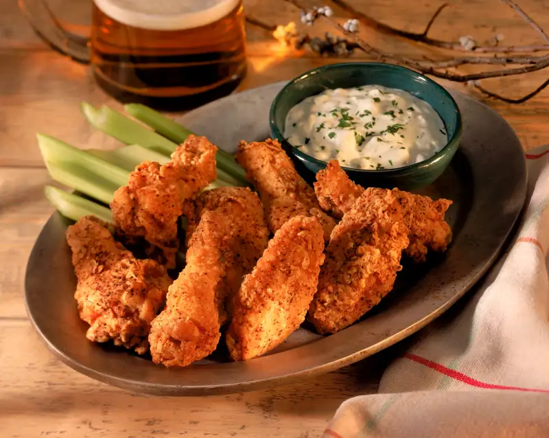 Crispy chicken wings