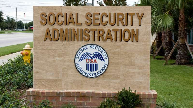 social Security Administration sign