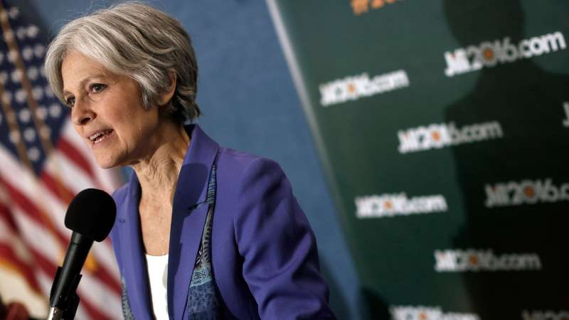 Green Party presidential nominee Jill Stein speaks at the National Press Club February 6, 2015 in Washington, DC.