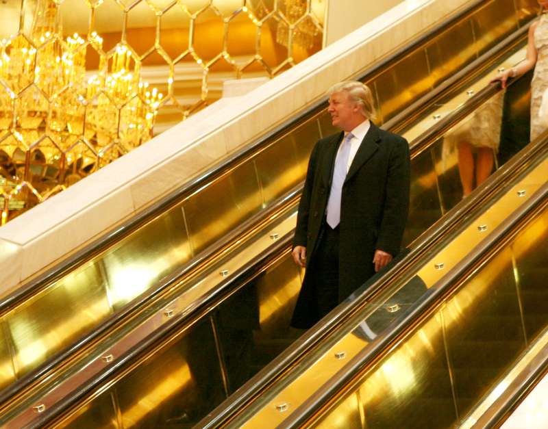 Donald Trump Cutting the Ribbon on his New Apprentice Slots at Taj Mahal
