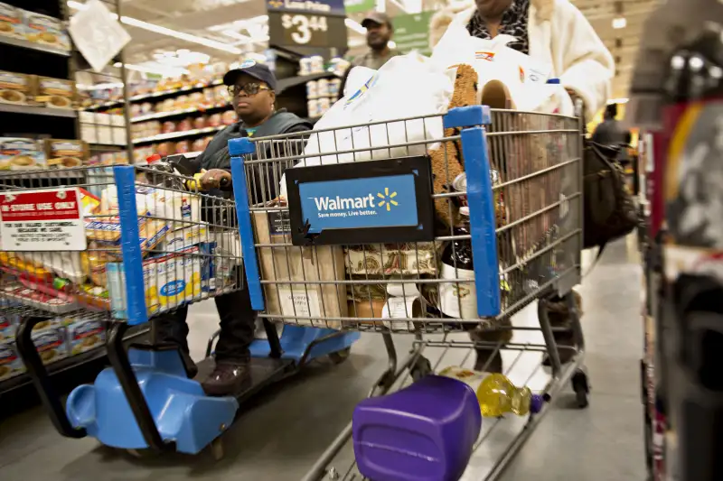 Inside A Wal-Mart Stores Inc. Location Ahead Of Black Friday