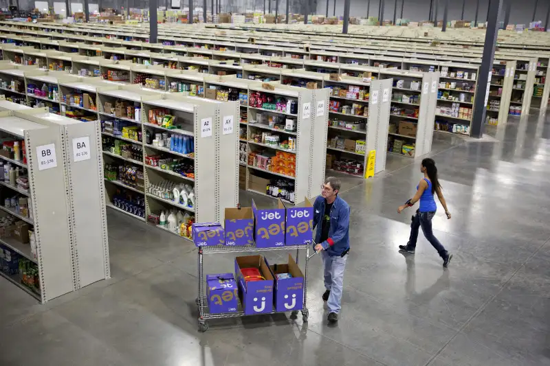 Inside A Jet.com Inc. Fulfillment Center On Cyber Monday