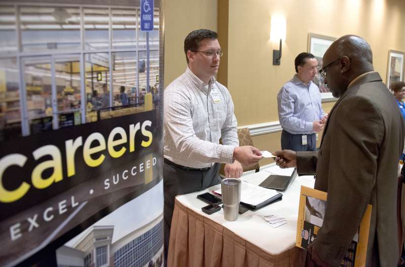 Inside A Best Hire Career Fair As Fewest Americans Since Mid-April File for Unemployment Benefits