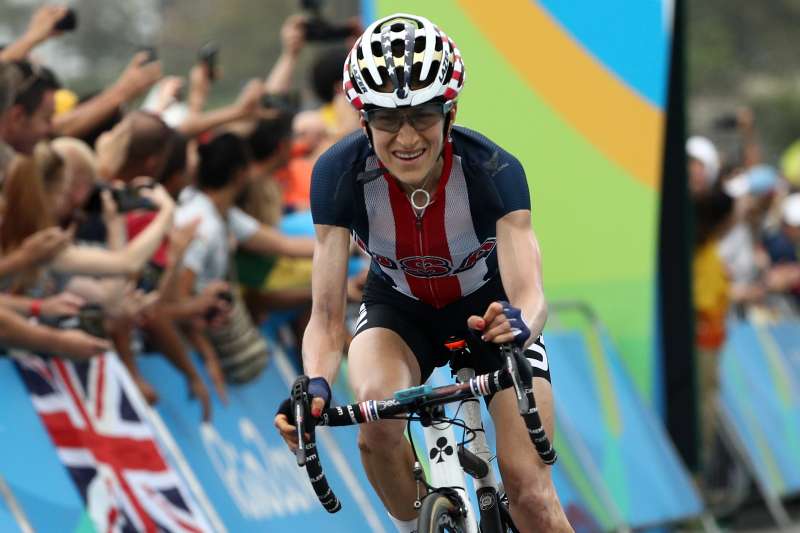 U.S. cyclist Mara Abbott works part-time at a farmer's market to support her Olympic dreams.