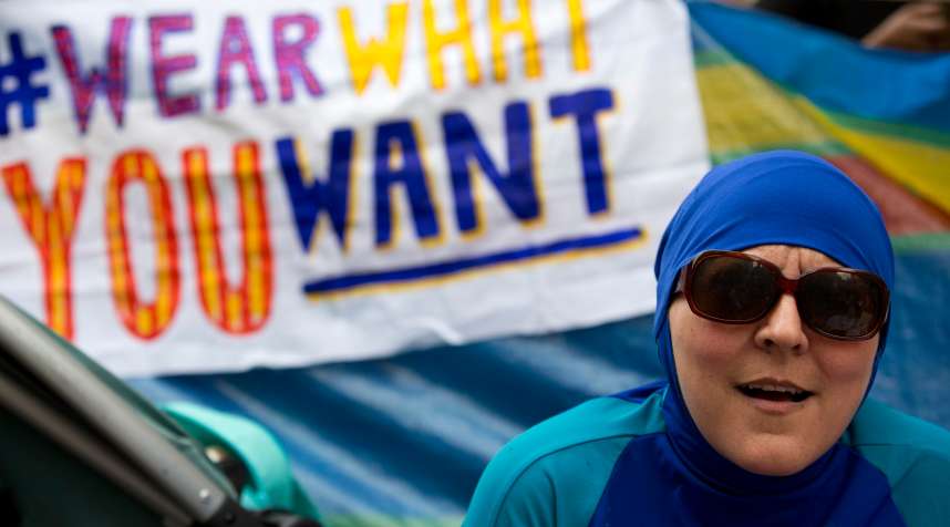 Makers of the burkini say the French ban on the swimwear has caused sales to spike.
