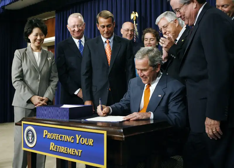 President Bush Signs The Pension Protection Act