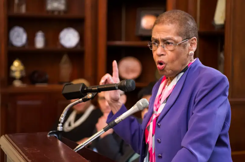 Del. Eleanor Holmes Norton and D.C. Mayor Muriel Bowser