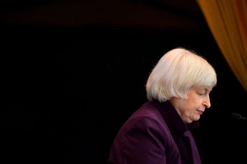 Federal Reserve Chair Janet Yellen speaking in Philadelphia on June 6, 2016.