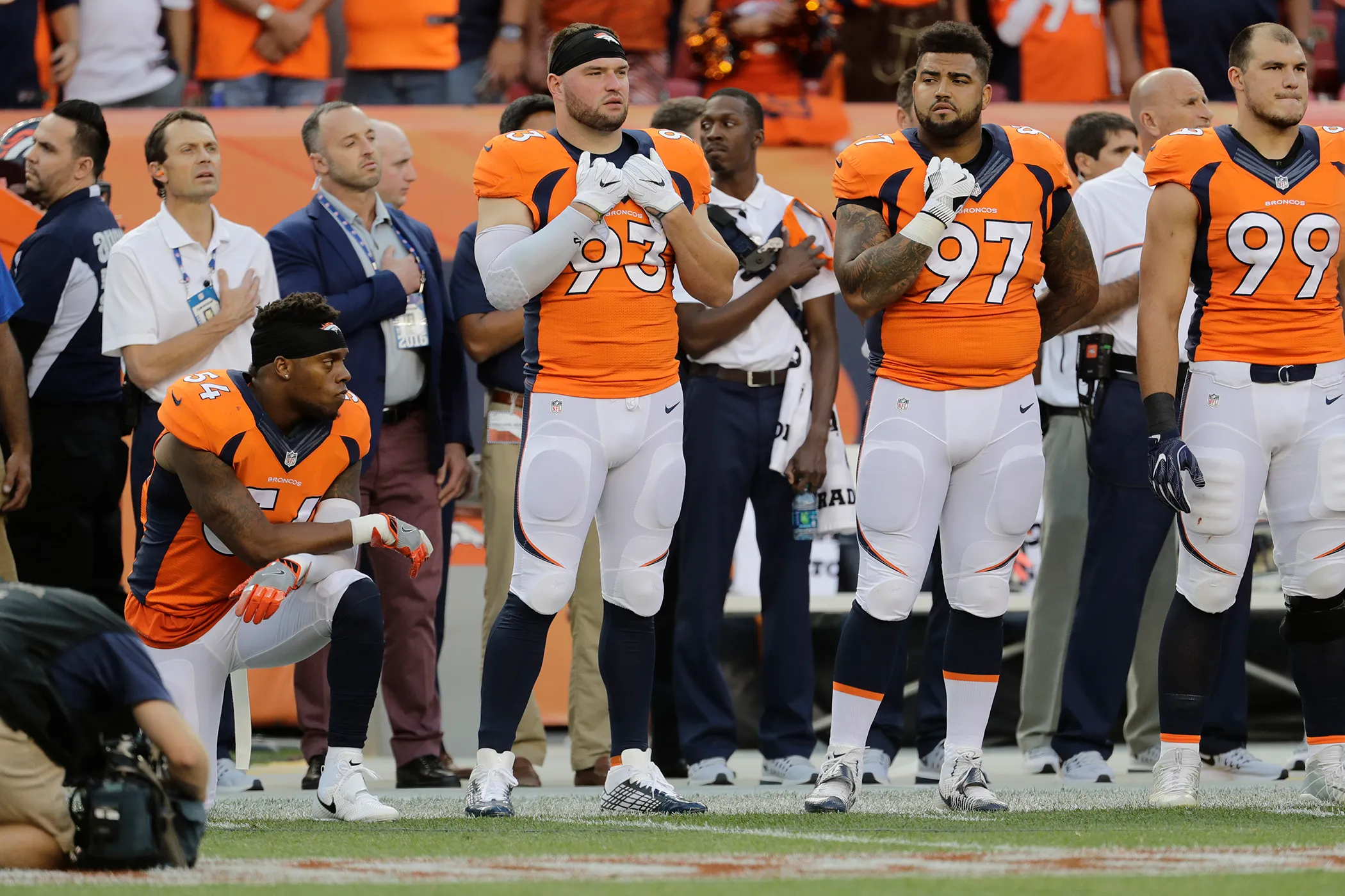 Denver Broncos Advertisers Pull Out Over National Anthem Protests