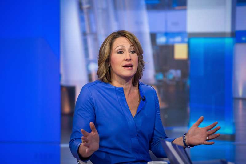 Heather Bresch, chief executive officer of Mylan NV, speaks during a Bloomberg Television interview in New York, on February 11, 2016.