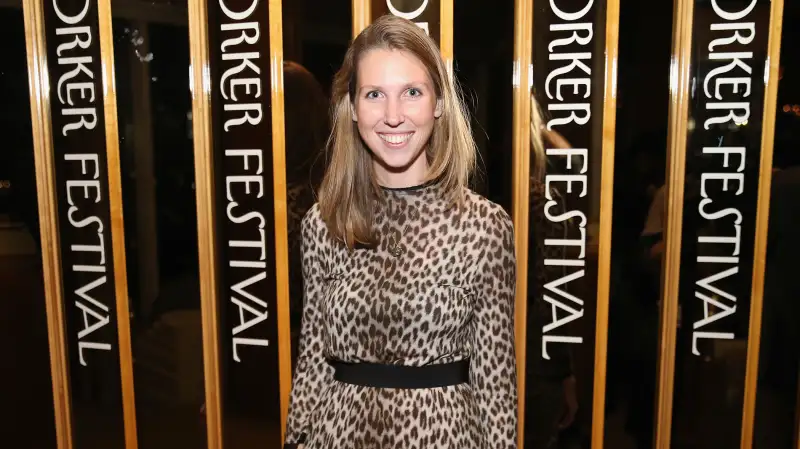 Staff writer, New Yorker, Sarah Stillman attends the 2015 New Yorker Festival Wrap Party hosted by David Remnick at the top of the Standard Hotel, 848 Washington Street, on October 3, 2015 in New York City.