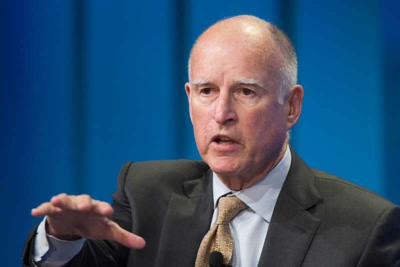California governor Jerry Brown