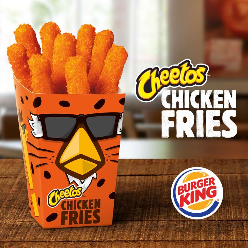 Burger King will start serving Cheetos Chicken Fries this week.