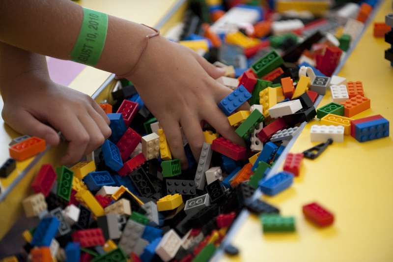 Lego sales are on the decline.