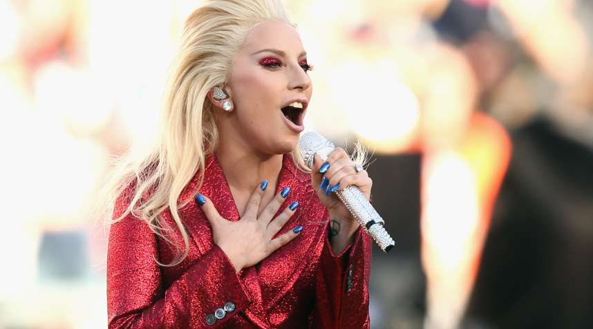 Lady Gaga sings the National Anthem at Super Bowl 50 at Levi's Stadium, but this year she'll be headlining the halftime show.