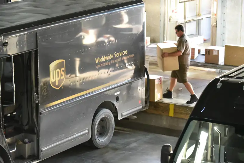 Operations Inside A UPS Distribution Facility