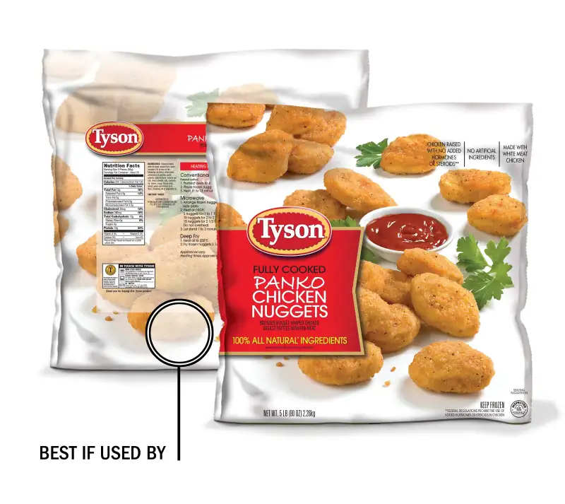 More than 130,000 pounds of Tyson's chicken were recalled Tuesday.