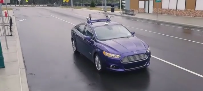 Ride Along On a Test Drive in a Self-Driving Ford Fusion