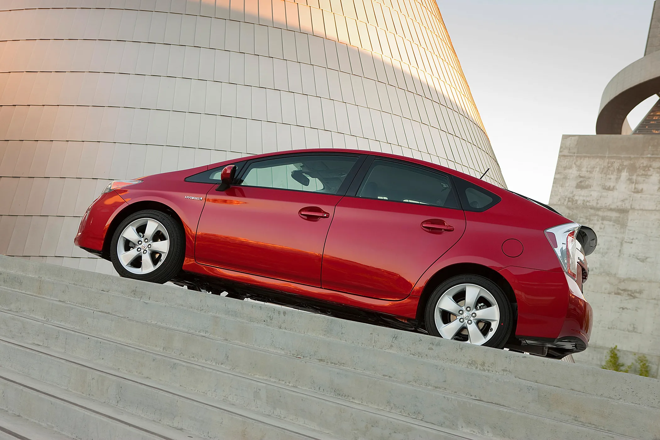 <strong>Best Hybrid:</strong> Say what you will about the <a href="http://www.edmunds.com/toyota/prius/2016/" target="_blank">Toyota Prius</a> and its drivers, but the hybrid vehicle only loses 43% of its resale value over five years. That, of course, is coupled with the fact that you save thousands compared to traditional gas-engine vehicles when it comes to fuel costs.