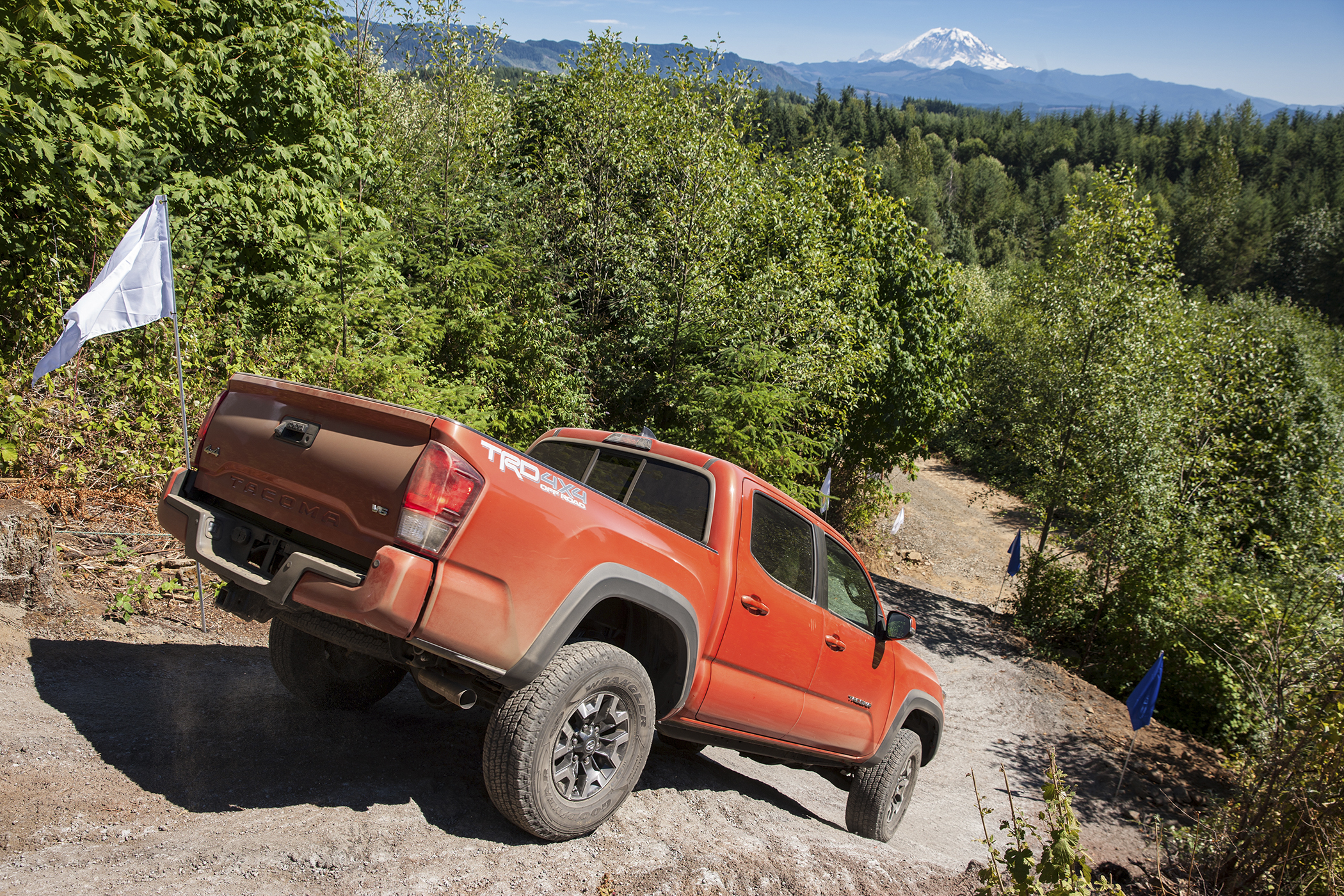 <strong>Best Compact Truck:</strong> Raise a glass for the <a href="http://www.edmunds.com/toyota/tacoma/2016/" target="_blank">Toyota Tacoma</a>, which was named the best compact truck for retained value all six years—it only loses 27% of its value over five years. Worth noting: the truck "often costs more than competing trucks and prices are high on the used market as well," according to Edmunds.