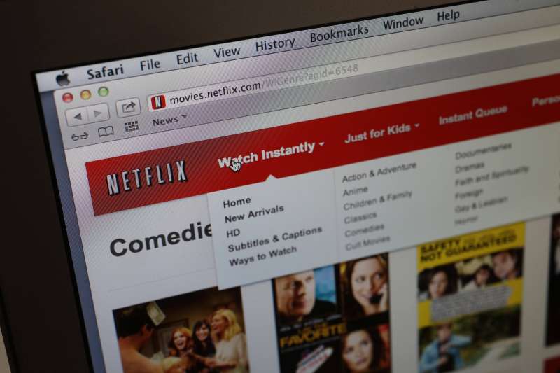 Netflix Inc. Website As Company Announces It Will Raise Capital  As Needed  to Fund Original Programs