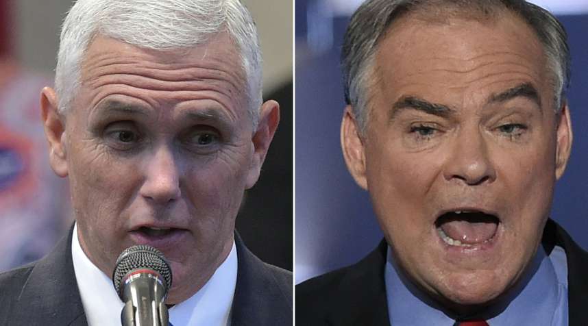 Tim Kaine and Mike Pence will face one another in the only vice presidential debate of the election season.