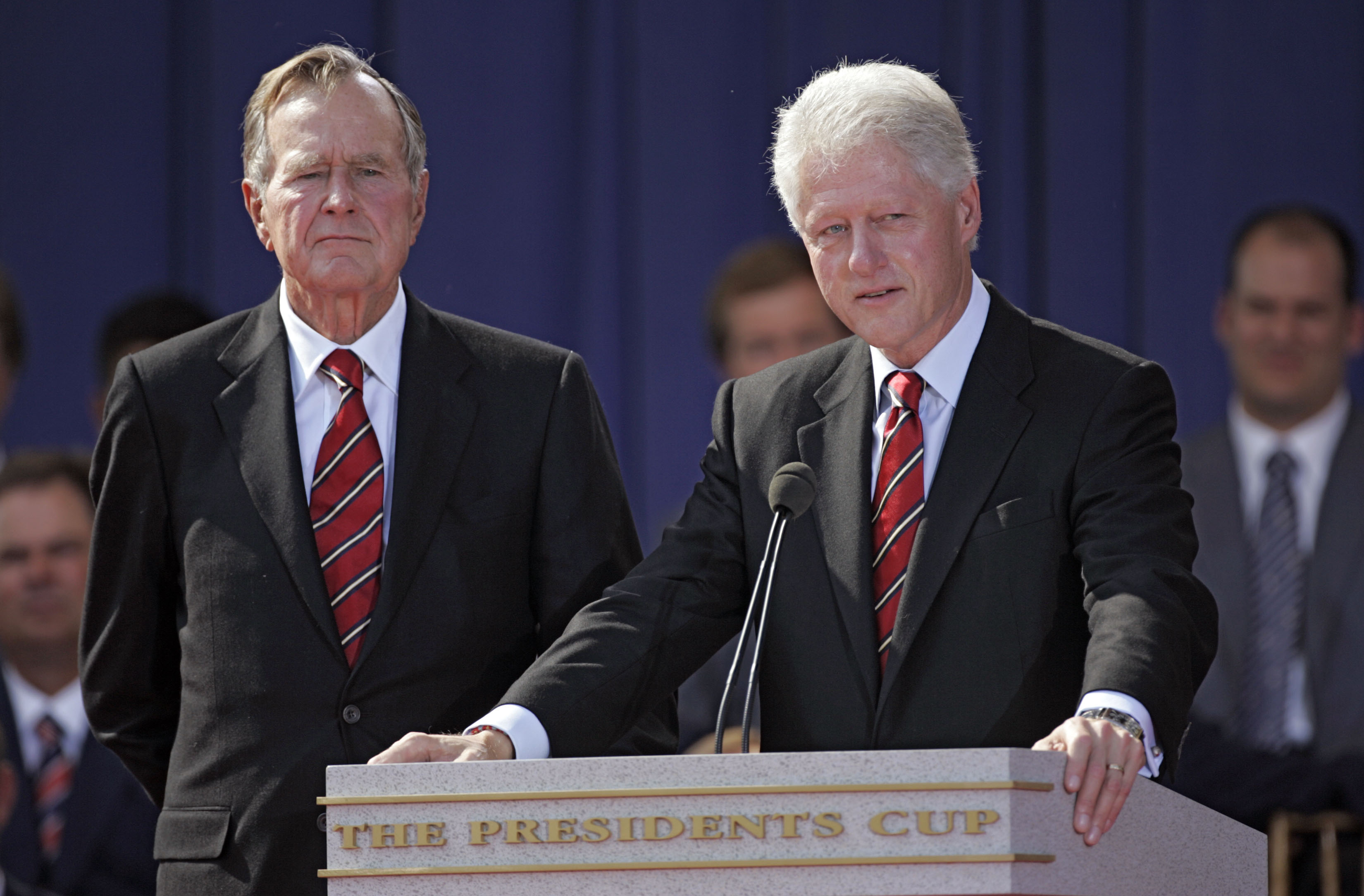 President George W Bush Bill Clinton 8x10 Photo #B24 