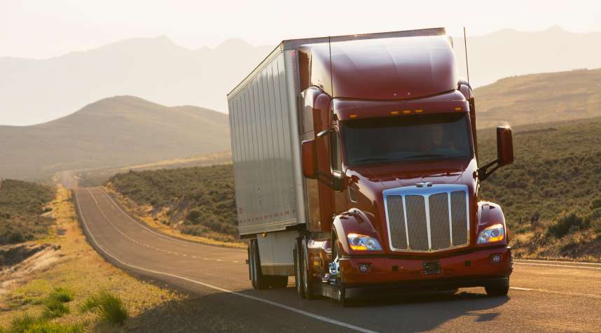Truck drivers are among those enjoying a wage boost, thanks to the  Amazon effect.