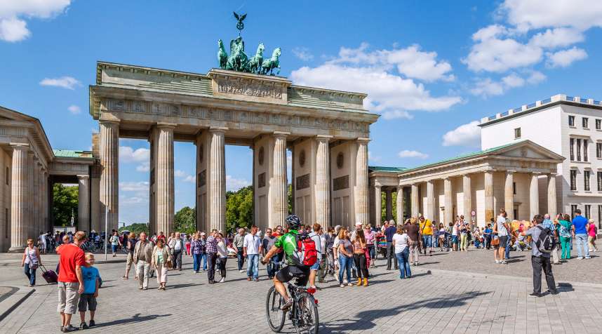 Berlin, home to the Brandenburg Gate, is one option for study in Germany.