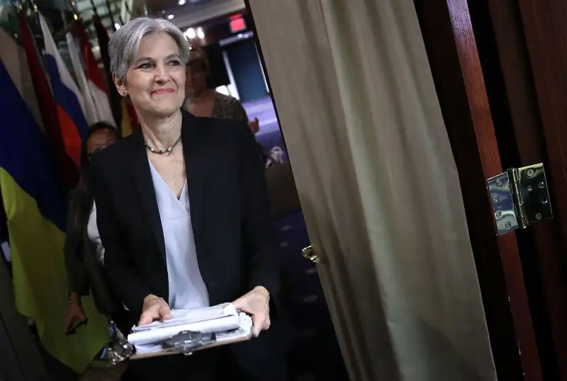 Green Party Presidential Candidate Jill Stein Holds News Conf. In Washington