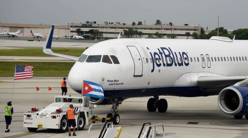 Many U.S. airlines began flights to Cuba on Monday.