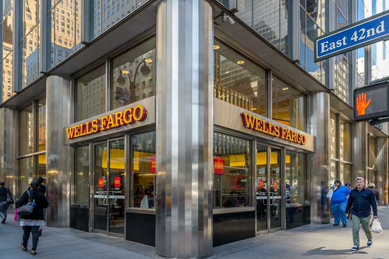 Wells Fargo bank office in New York City