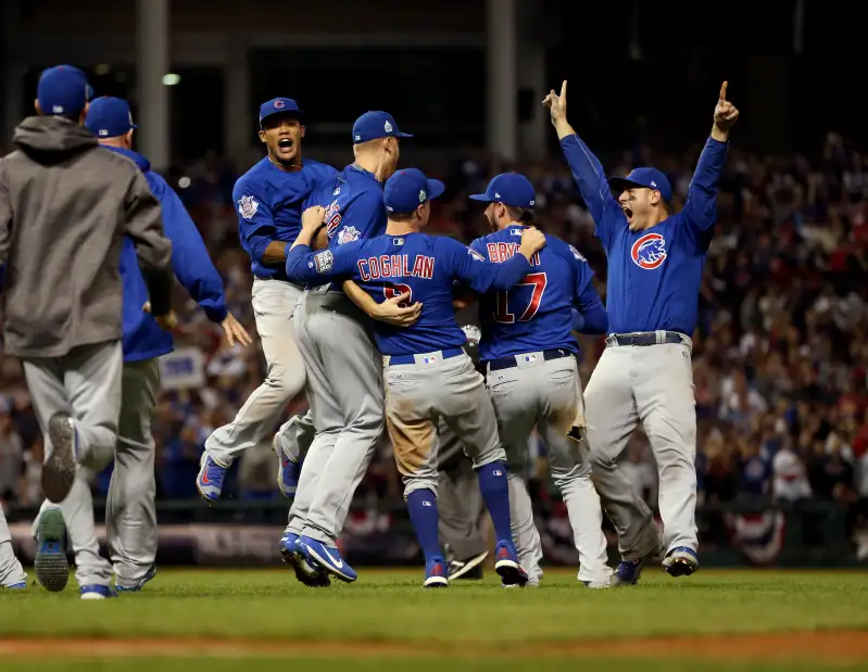 LOOK: Here's a glimpse at Cubs, Indians jerseys with World Series