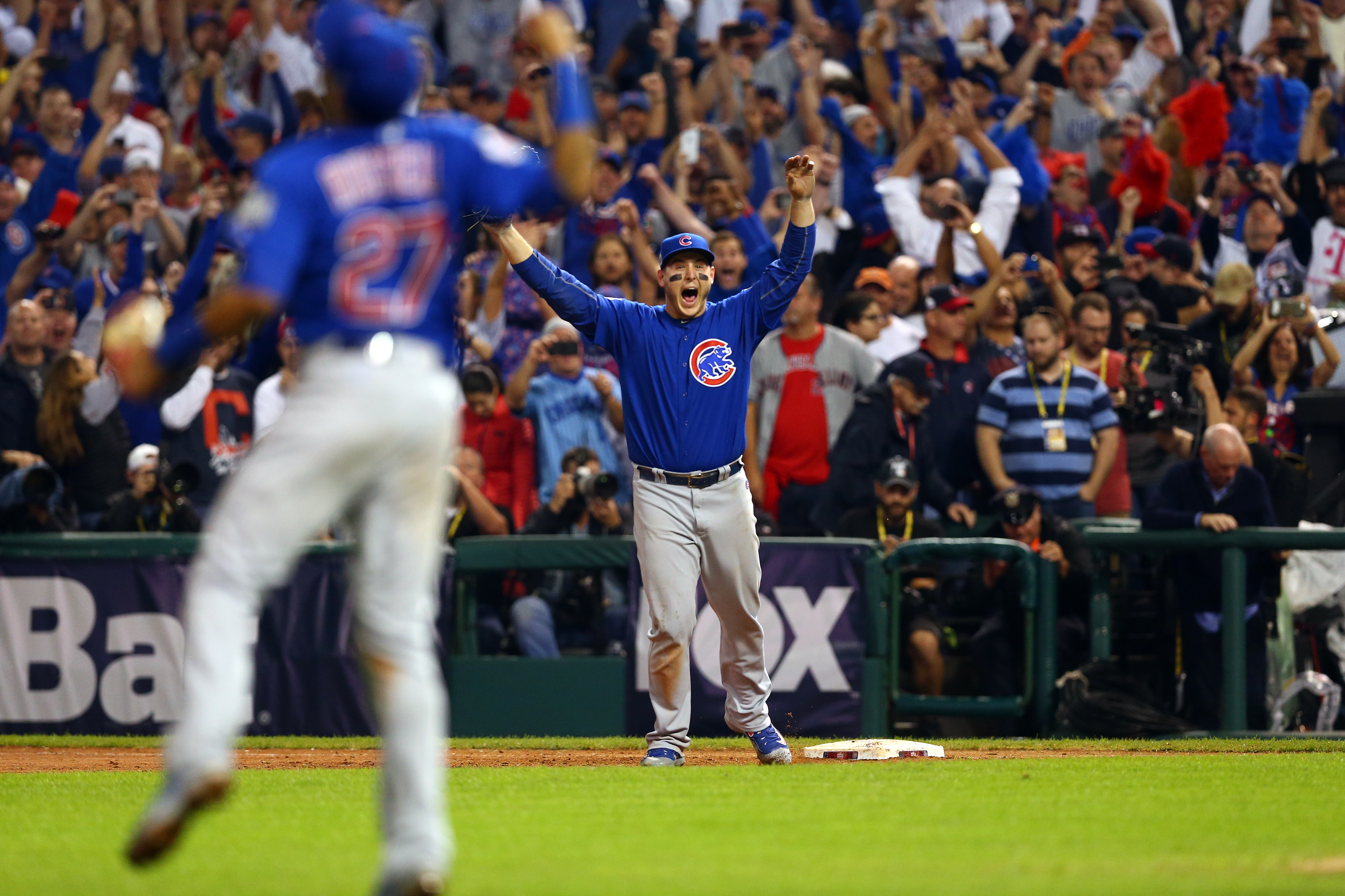 2016 World Series Game 7 (Cubs win World Series for first time in over 100  years!) 