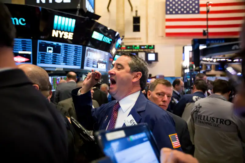 Trading On The Floor Of The NYSE The Day After Trump Defeats Clinton In Stunning Upset