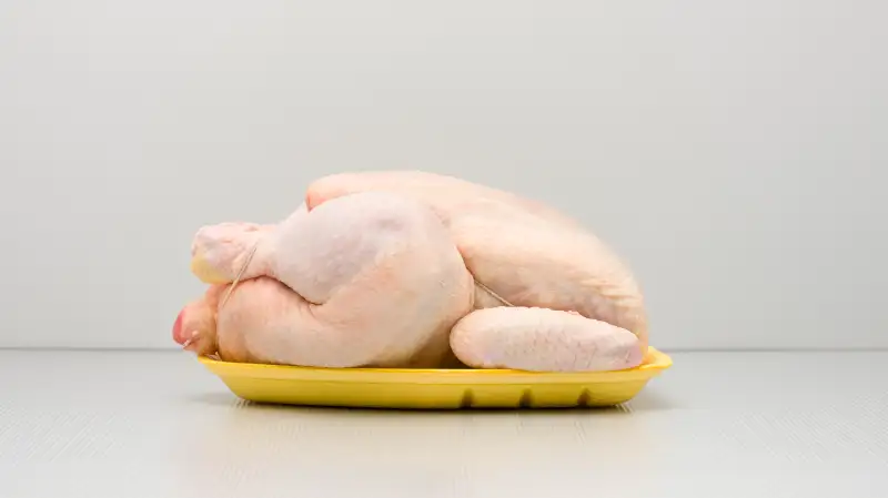 Raw chicken