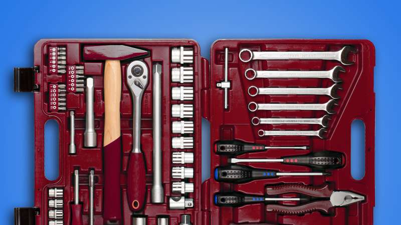 Tools in toolbox