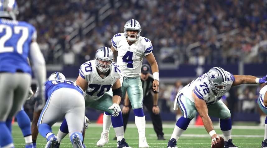 Most NFL quarterbacks starting in the playoffs are established stars earning tens of millions. Not Cowboys rookie Dak Prescott, who has a base salary of $450,000 this year.