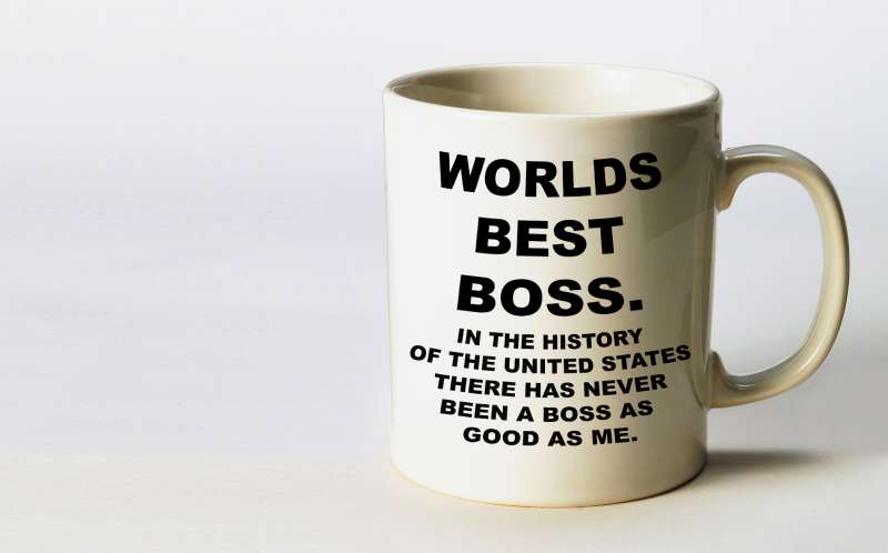 Worlds best boss mug