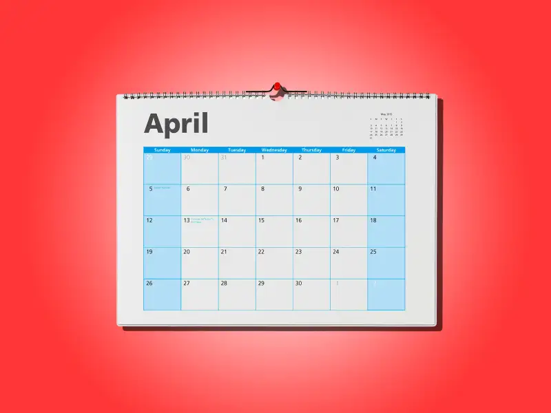 April Calendar