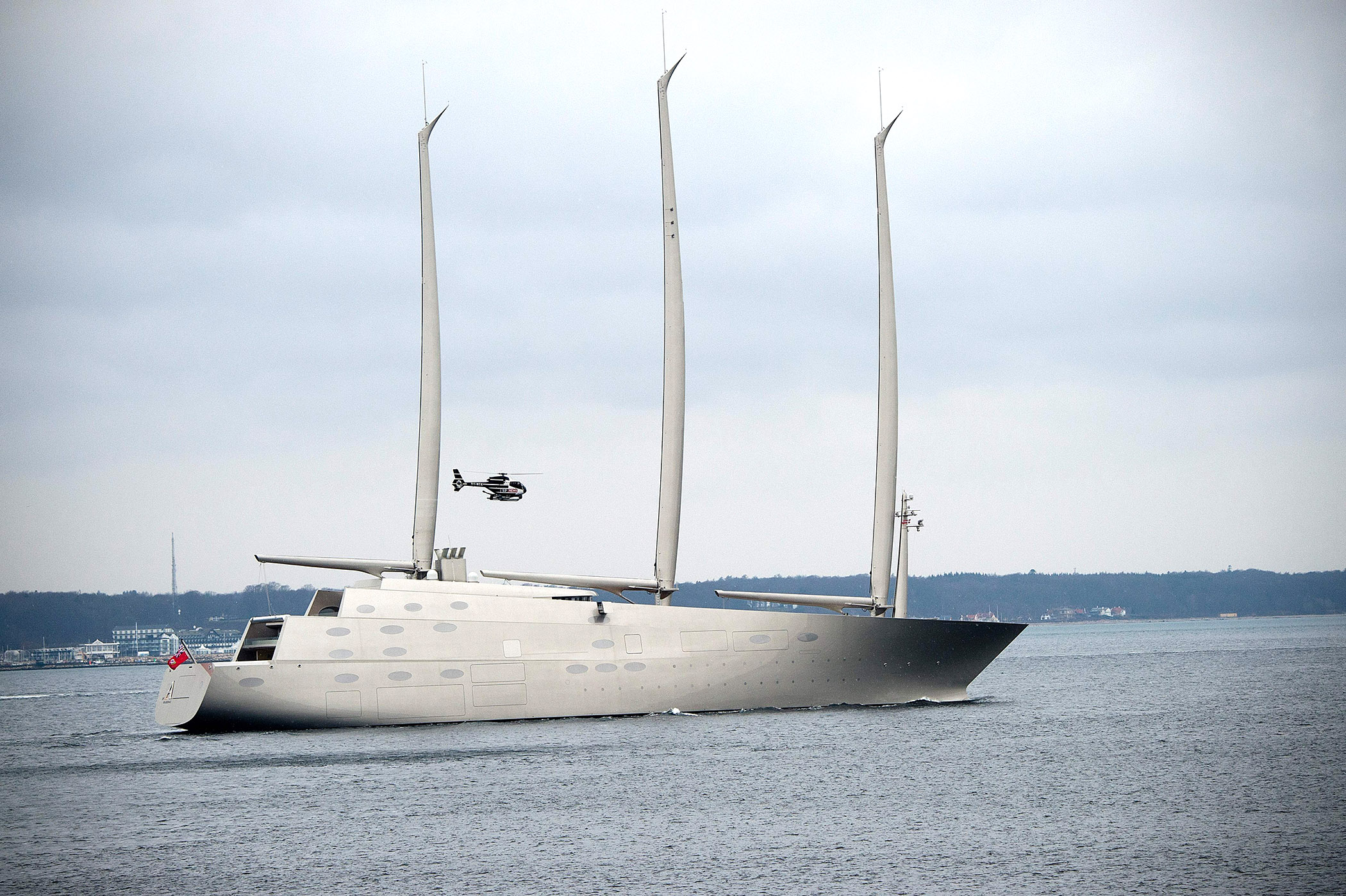 Check Out This Record-Breaking, Futuristic Superyacht As It's Delivered to Its Russian Billionaire Owner