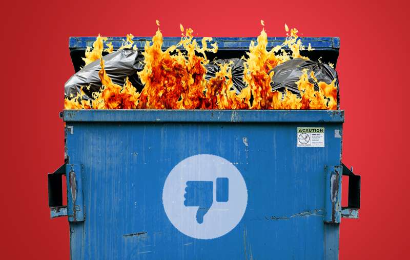Facebook Dumpster Fire
