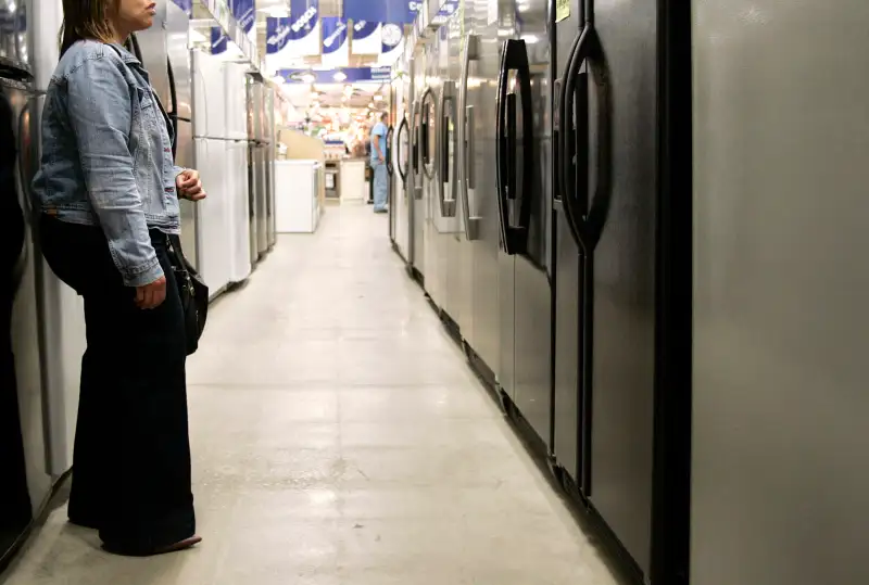 shopping for refrigerators