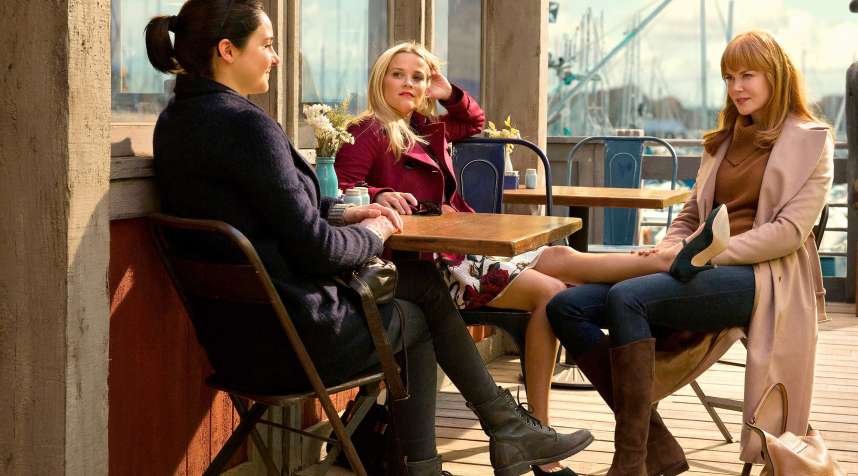 Woodley, Witherspoon and Kidman play women trying to open up to one another on Big Little Lies
