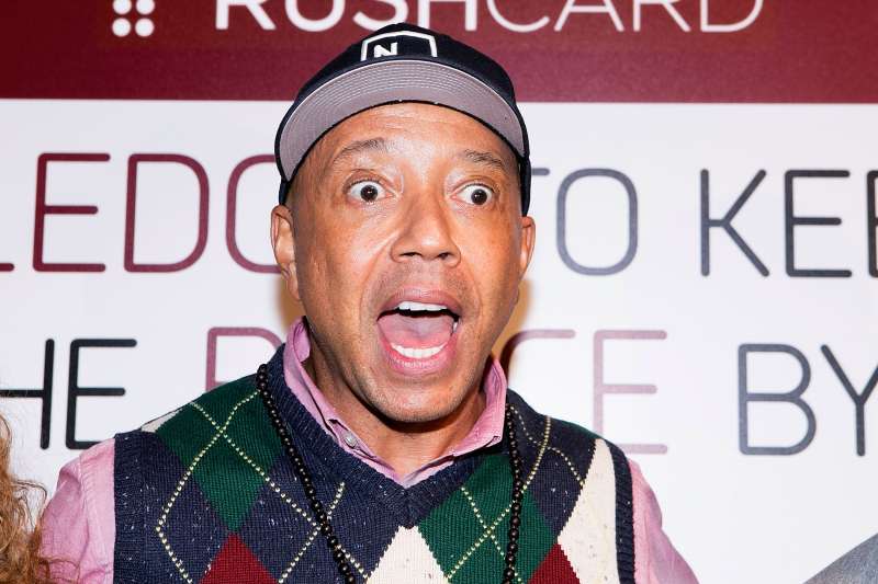 RushCard founder Russell Simmons attends the RushCard Keep The Peace LA  event at Susan Miller Dorsey High School on February 4, 2015 in Los Angeles.