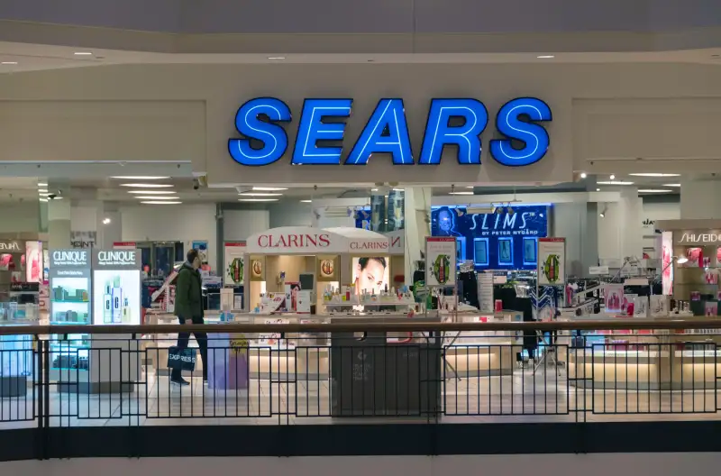 Sears store entrance, is an American chain of department