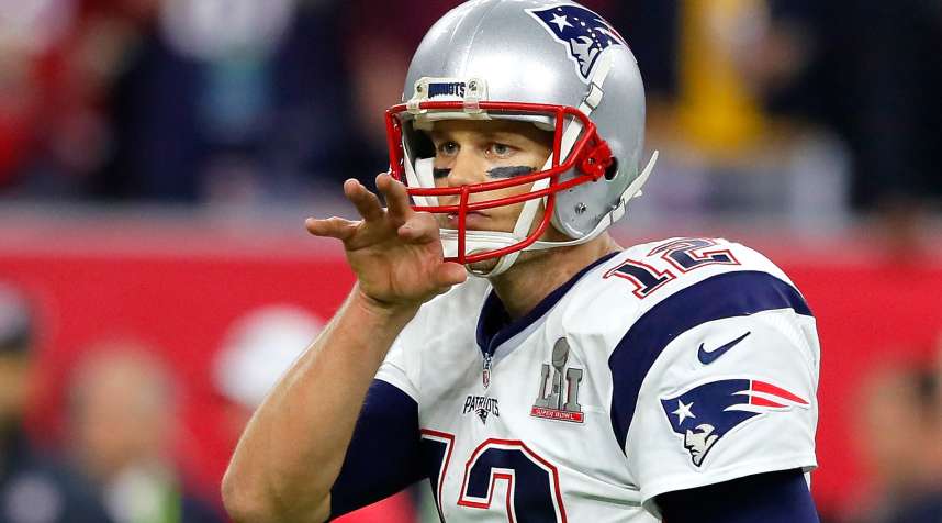After Tom Brady led the New England Patriots to their fifth Super Bowl championship, his #12 jersey went missing--and could be stolen.